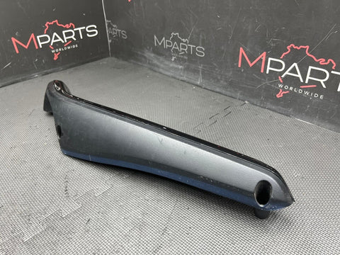 01-06 BMW E46 M3 Interior Armrest Trim Piano Black Right Passenger