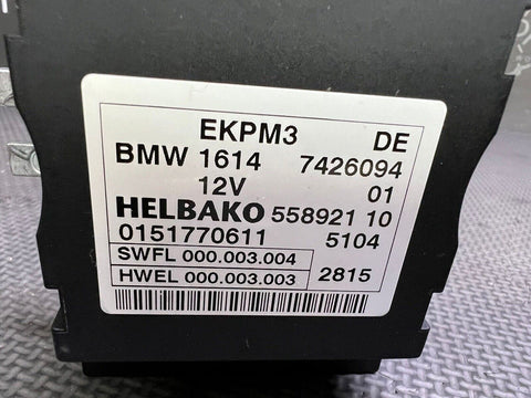 15-20 BMW F06 M6 F80 F82 F83 M3 M4 Fuel Pump Control Unit Module OEM 7426094