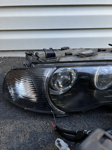 2001 BMW E46 M3 Eagle Eyes Aftermarket Headlights Pair