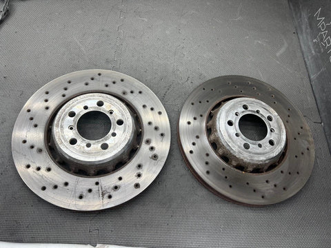 BMW 14-16 F10 M5 Front Left Right Brake Disc Rotors Ventilated LCI