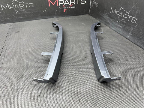 01-06 BMW E46 M3 Lower Headlight Trims Left Right Silver Grey Gray Pair