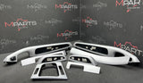 01-06 BMW E46 M3 Convertible Interior Trim Set Brushed Aluminum 8pc Complete