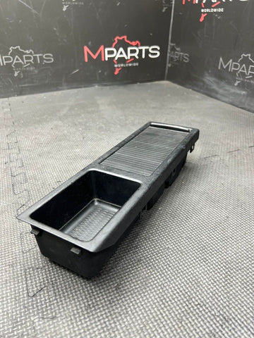 01-06 BMW E46 M3 Center Console Tray Storage Insert Cover SCHWARZ 51167038323