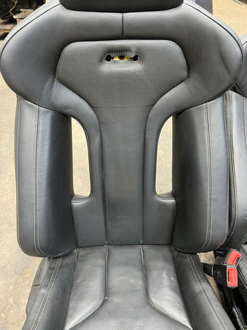 15-20 BMW F82 M4 Competition Front Seats Black *Side Bolster Deployed/Bent Rail*