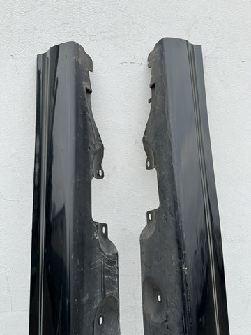 2001-2006 BMW E46 M3 Jet Black Rocker Panel Side Skirts OEM