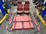 08-13 BMW E93 M3 Convertible Front & Back Seats & Panels Fox Red Leather