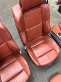 08-13 BMW E93 M3 Convertible Front & Back Seats & Panels Fox Red Leather