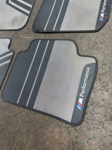 12-18 BMW OEM F30 F80 3 SERIES M PERFORMANCE FLOOR MATS  51472407303