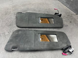 BMW OEM Genuine E60 E61 5 Series M5 2004-2010 Black Alcantara Sun Visor Pair