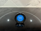 BMW Start / Stop Switch Button Cover Cap Blue Gloss Black E82 E90 E92 E93 135 M3