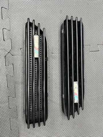 01-06 BMW E46 M3 Fender Vents Grills Grilles Trims Matte Black