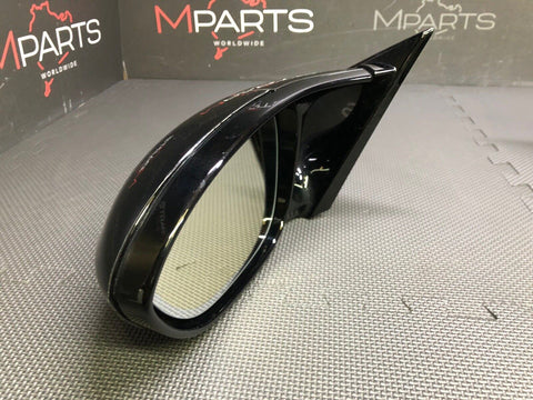 08-13 BMW E92 E93 M3 Side View Mirrors Pair Gloss Jet Black / PPF Wrapped 3 PIN