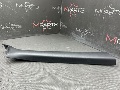 01-06 BMW E46 325 330 M3 Convertible Right A Pillar Cover Trim Black 51438223172