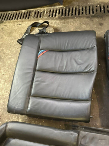 94-99 BMW E36 M3 Coupe Rear Back Rest Seats Cushion Black Leather Backrest Bench