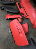 16-20 FERRARI 488 Spider Complete Interior Seats Panels Red Black 4k Miles￼