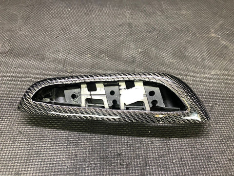 01-06 BMW E46 M3 CONVERTIBLE REAR RIGHT PANEL ARMREST CARBON FIBER OEM