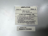 ALPINE PDX-5 Amplifier 5 Channel