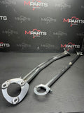 01-06 BMW E46 M3 RACING ADJUSTABLE STRUT TOWER BRACE SET FRONT & REAR