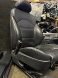 00-03 BMW E39 M5 SEDAN BLACK INTERIOR COMPLETE FRONT HEATED & REAR SEATS OEM