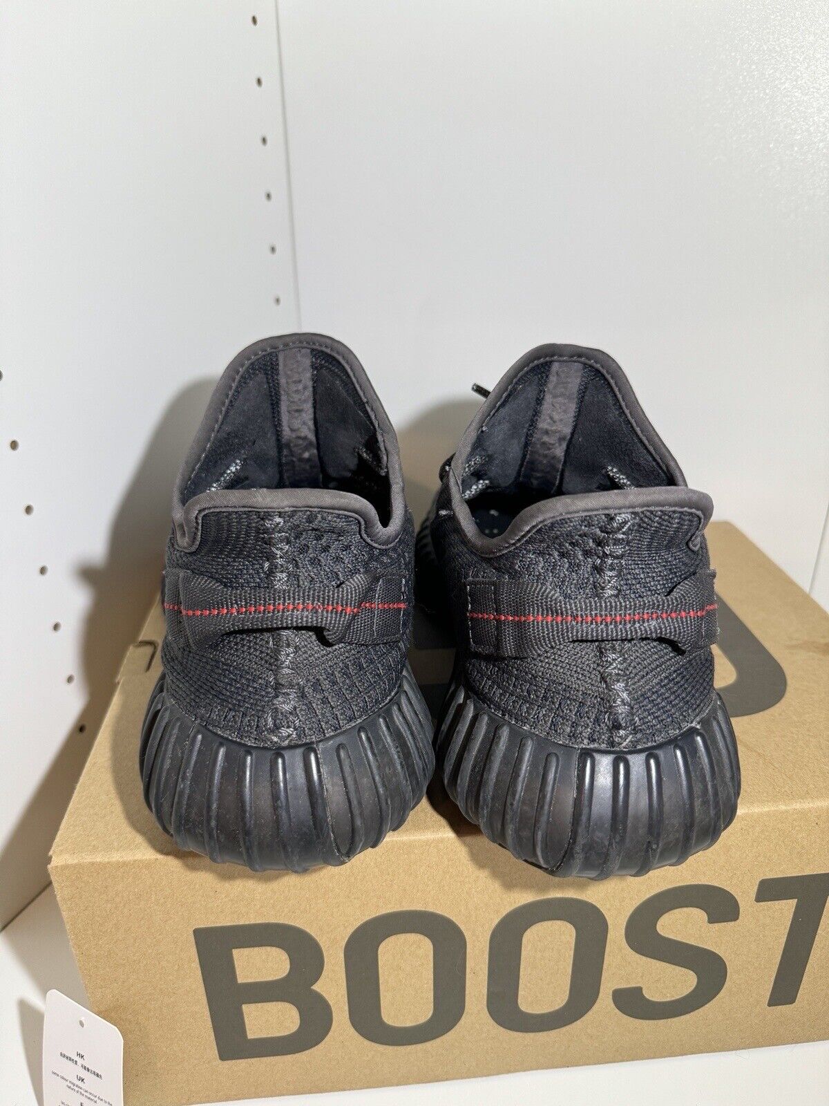 Adidas Yeezy Boost 350 V2 Static Black Non-Reflective Mens Size 5.5 (PRE  OWNED)
