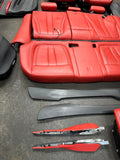 14-18 BMW F85 X5M Fits F15 X5 Mugello Red LEATHER SEATS CENTER CONSOLE