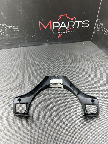 08-13 BMW E90 E92 E93 M3 Lower Steering Wheel Trim Cover Plate Black