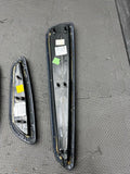 BMW E46 325 330 M3 Convertible Door Upper Armrest Pads 7894431 7894432 Black