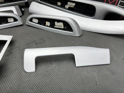 01-06 BMW E46 M3 Convertible Interior Trim Set Brushed Aluminum 8pc Complete