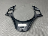 08-13 BMW E90 E92 E93 M3 Lower Steering Wheel Trim Cover Plate Black