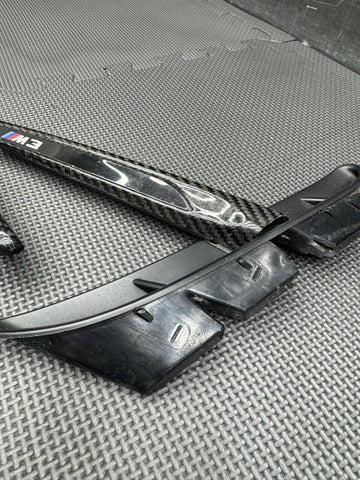 BMW 15-18 F80 M3 Front Fender Side Vents Grilles Carbon Fiber