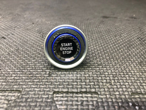 BMW Start / Stop Switch Button Cover Cap Blue / Black E82 E90 E92 E93 135 M3