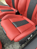 21-24 BMW G82 M4 Coupe Front & Back Seats Cushion Fiona Red Leather