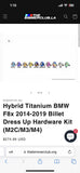 2014-2020 BMW F8X 435 428 M3 M4 Dress Up Hardware Bolts Titanium