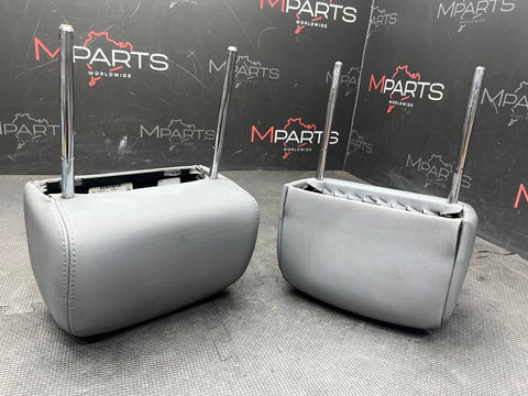 01-06 BMW E46 M3 Convertible Original Head Rests Rear Dove Grey Gray