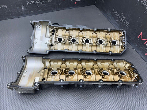 06-10 BMW E60 E63 E64 M5 M6 S85 V10 Engine Cylinder Head Valve Covers 7834621
