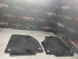 16-19 FERRARI 488 GTB PISTA CAR FLOOR MATS CARPETS BLACK GENUINE OEM