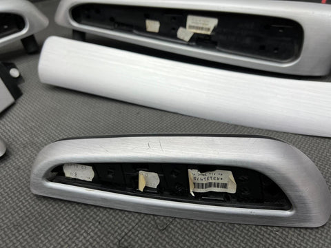 01-06 BMW E46 M3 Coupe Interior Trim Set Brushed Aluminum 8pc Complete