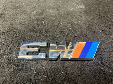 1986 1987 1989 1990 1991 BMW E30 M3 Trunk Badge Logo Decal Genuine Original OEM