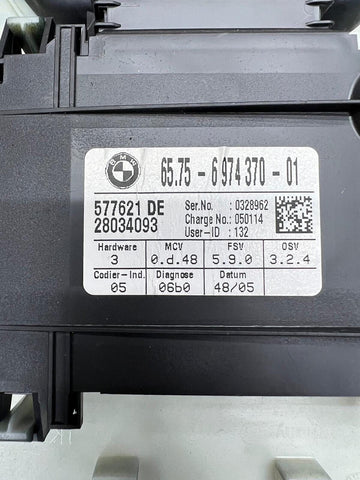 2004-2010 BMW E60 525I 530I 535I Ultrasonic Alarm Theft Module with Panel OEM