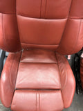 08-13 BMW E93 M3 Convertible Front & Back Seats & Panels Fox Red Leather