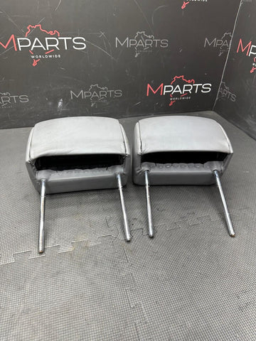 01-06 BMW E46 M3 Convertible Original Head Rests Rear Dove Grey Gray