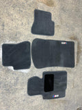 Genuine 01-06 BMW E46 M3 Convertible Carpets Floor Mats Black Front & Rear