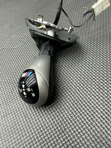 BMW E60 M5 E63 M6 Coupe SMG Transmission Shift Selector Knob Factory w Boot OEM