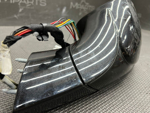 Ferrari 458 Italia, Left Driver Door Side View Mirror, P/N 81364310 Nero Daytona