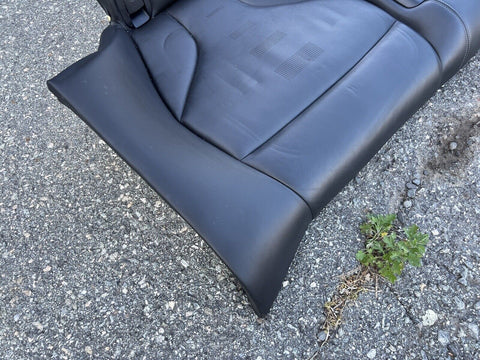 BMW F82 M4 15-20 Rear Back Seats Cushion Black Leather Backrest Bench