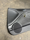 00-06 BMW E46 COUPE CONVERTIBLE PASSENGER RIGHT SIDE DOOR PANEL CARD BLACK OEM