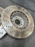 06-10 BMW E60 E63 E64 M5 M6 FRONT BRAKES DISCS ROTORS PAIR