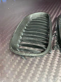 Front Bumper Kidney Grilles BMW E60 M5 06-10 Carbon Fiber Style