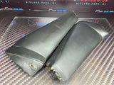 BMW E46 M3 01-06 Rear Seat Back Cushion Black Leather Backrest Bolsters Coupe