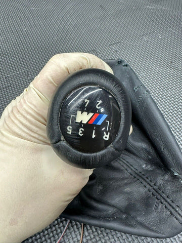 BMW E36 M3 Manual 5 Speed Gear Shift Knob OEM Illuminated *Damaged Boot